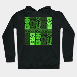 Jungle Green Tikis! Hoodie